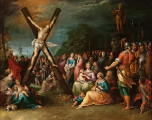 The Crucifixion of St. Andrew by Frans Francken The Younger Oil Painting