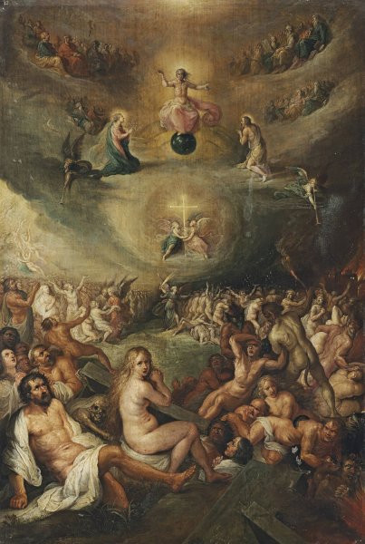 The Day Of Judgement by Frans Francken The Younger - Hand-Painted Oil Painting Reproduction