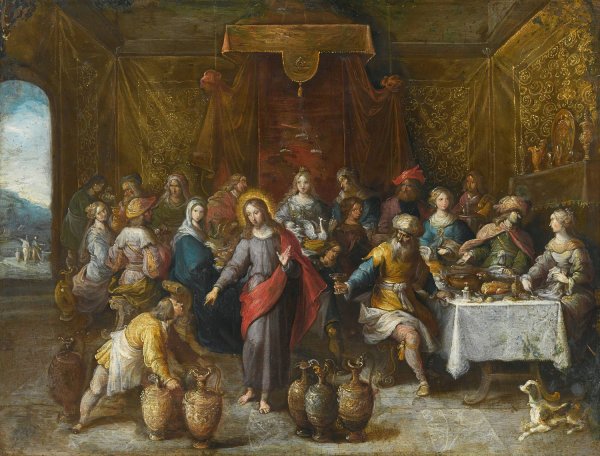 The Marriage Feast At Cana by Frans Francken The Younger - Hand-Painted Oil Painting Reproduction