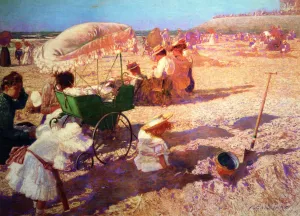 Sunshine by Frans Gaillard - Oil Painting Reproduction