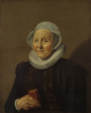An Old Lady by Frans Hals Oil Painting