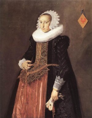 Anetta Hanemans by Frans Hals Oil Painting