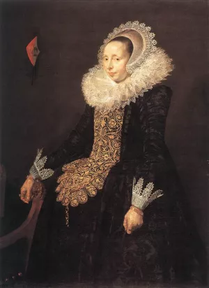 Catharina Both van der Eem by Frans Hals - Oil Painting Reproduction