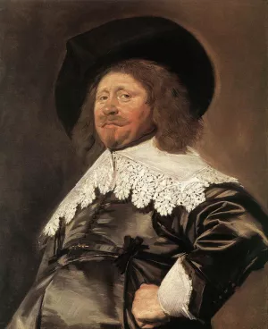 Claes Duyst van Voorhout by Frans Hals - Oil Painting Reproduction