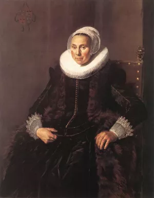 Cornelia Claesdr Vooght by Frans Hals - Oil Painting Reproduction
