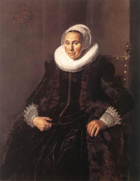 Cornelia Claesdr Vooght by Frans Hals - Hand-Painted Oil Painting Reproduction