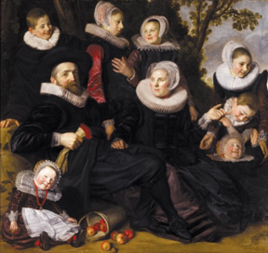 Main Product Photo of Family Portrait in a Landscape Painting by Frans Hals