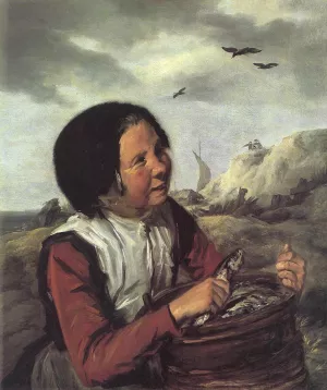 Fisher Girl by Frans Hals Oil Painting