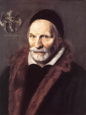 Jacobus Zaffius painting by Frans Hals