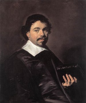 Johannes Hoornbeek Oil painting by Frans Hals