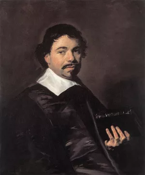 Johannes Hoornbeek Oil painting by Frans Hals