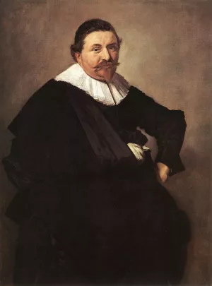 Lucas de Clercq by Frans Hals - Oil Painting Reproduction