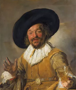 Merry Drinker by Frans Hals Oil Painting