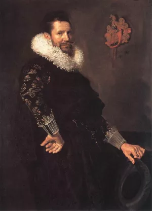Paulus van Beresteyn by Frans Hals Oil Painting