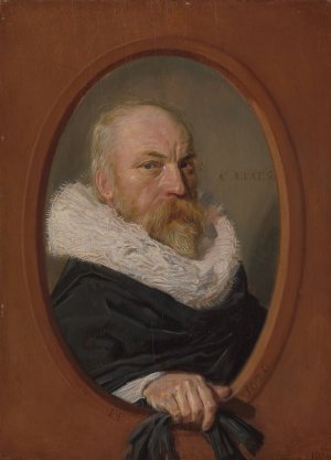 Petrus Scriverius by Frans Hals Oil Painting