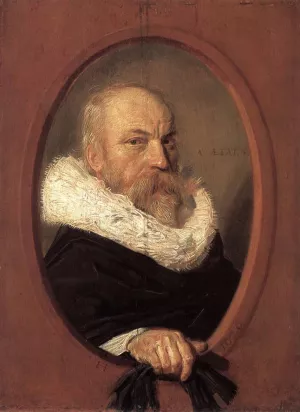 Petrus Scriverius by Frans Hals Oil Painting