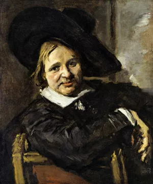 Portrait of a Man in a Slouch Hat by Frans Hals Oil Painting