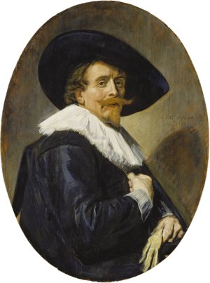Portrait of a Man by Frans Hals Oil Painting