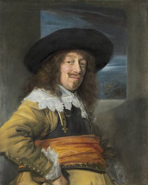 Portrait of a Member of the Haarlem Civic Guard by Frans Hals Oil Painting