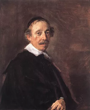 Portrait of a Preacher Oil painting by Frans Hals