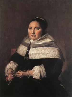 Portrait of a Seated Woman by Frans Hals Oil Painting