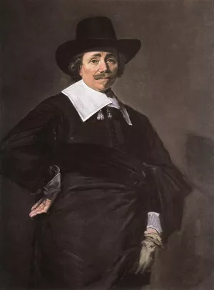 Portrait of a Standing Man painting by Frans Hals