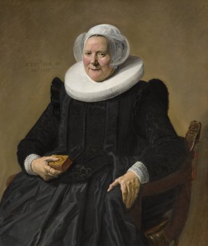 Portrait of an Elderly Lady by Frans Hals Oil Painting