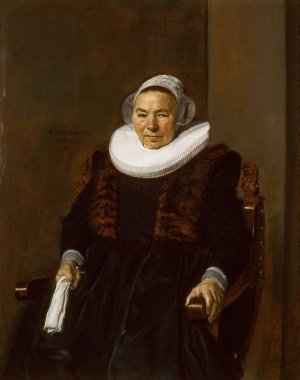 Portrait of an Elderly Woman, traditionally called Mevrouw Bodolphe by Frans Hals Oil Painting