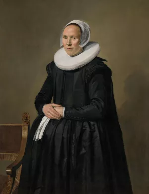 Portrait of Feyntje van Steenkiste by Frans Hals Oil Painting