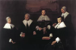 Regentesses of the Old Men's Almshouse by Frans Hals Oil Painting