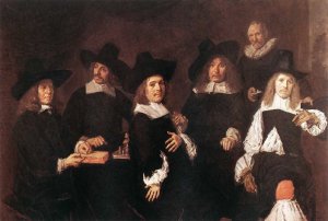 Regents of the Old Men's Alms House Oil painting by Frans Hals