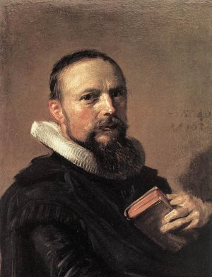 Samuel Ampzing Oil painting by Frans Hals