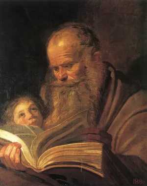 St. Matthew by Frans Hals Oil Painting