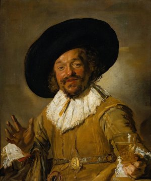 The Merry Drinker by Frans Hals Oil Painting