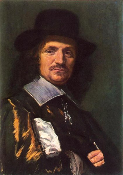 The Painter Jan Asselyn by Frans Hals - Hand-Painted Oil Painting Reproduction