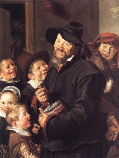 Main Product Photo of The Rommel Pot Player Painting by Frans Hals