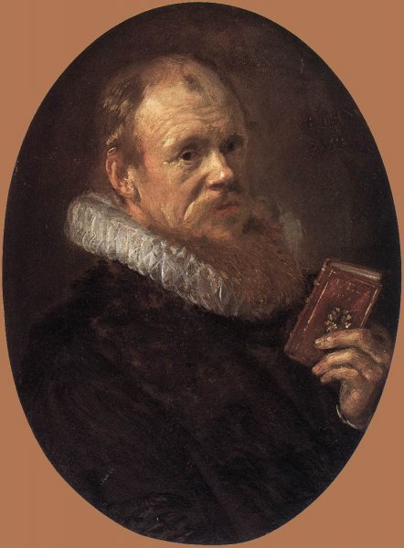 Theodorus Schrevelius by Frans Hals - Hand-Painted Oil Painting Reproduction