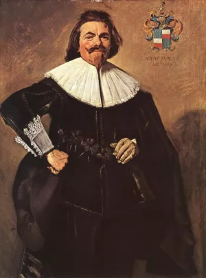 Tieleman Roosterman by Frans Hals Oil Painting