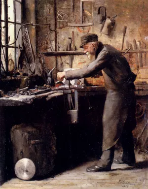 The Carpenter Oil painting by Frans Mortelmans