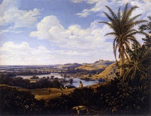Brazilian Landscape with Anteater by Frans Post Oil Painting