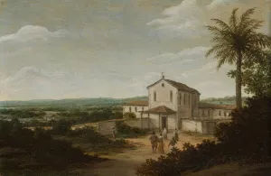 Church Building in Brazil by Frans Post Oil Painting