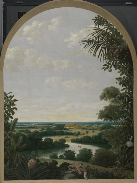 Landscape in Brazil  by Frans Post - Hand-Painted Oil Painting Reproduction