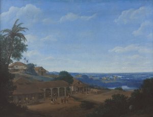 Landscape in Brazil with Sugar Plantation by Frans Post Oil Painting