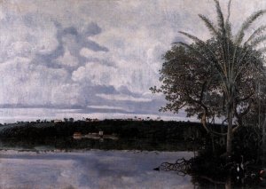 View of Frederiksstad in Paraiba, Brazil by Frans Post Oil Painting