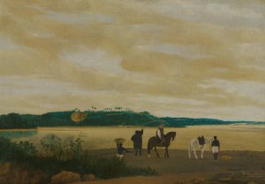 View of the Island of Itamaraca, Brazil, by Frans Post Oil Painting