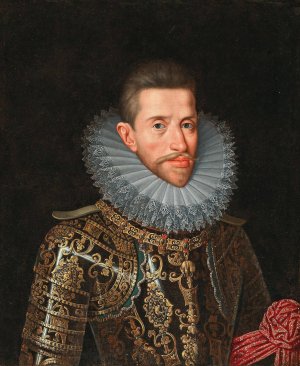 Portrait Of Archduke Albert Of Austria by Frans Pourbus II Oil Painting