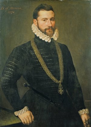 Portrait of a Man by Frans Pourbus The Elder Oil Painting