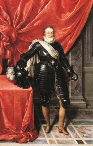 Henry IV, King of France in Armour by Frans Pourbus The Younger - Oil Painting Reproduction