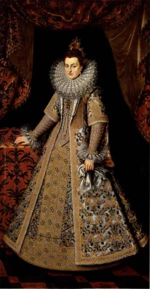 Isabella Clara Eugenia of Austria by Frans Pourbus The Younger - Oil Painting Reproduction