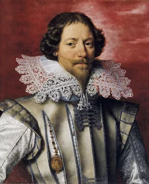 Portrait of a Frenchman painting by Frans Pourbus The Younger